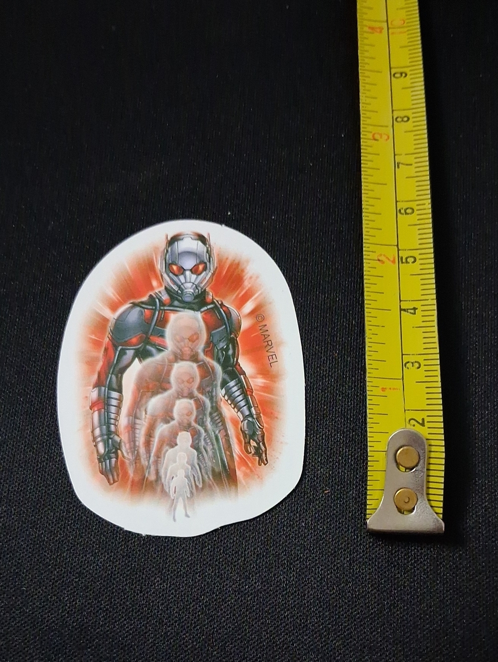 Marvel Ant-Man Waterproof Sticker - Red, Black & Silver Design
